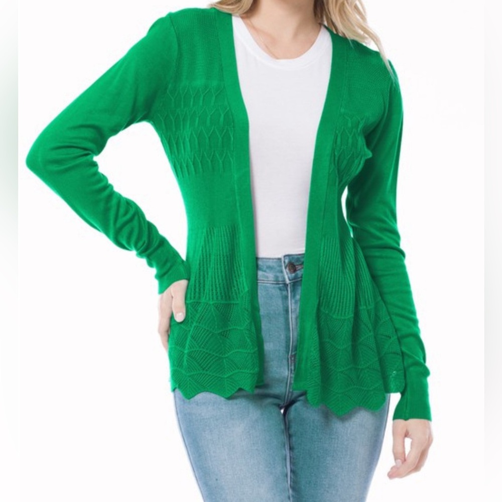 Design by Olivia Cardigan Women's 3XL Open Front Casual Comfy Retro‎ 90s Y2K